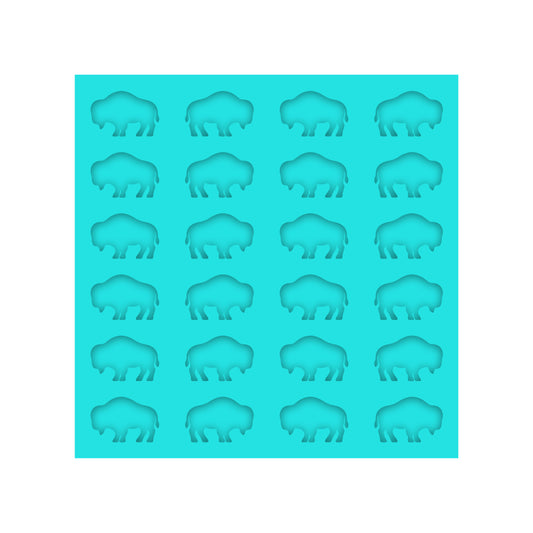 Buffalo Silicone Mold for Resin Shaker Bits, Stud Earrings, Flatbacks, Charms & Pendants