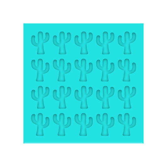 Cactus Silicone Mold for Resin Shaker Bits, Stud Earrings, Flatbacks, Charms & Pendants
