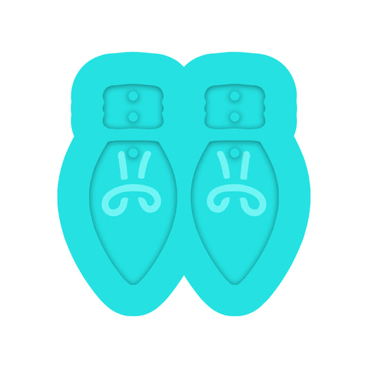 Christmas Lights Dangle Earring Silicone Mold for Resin Jewelry Artists