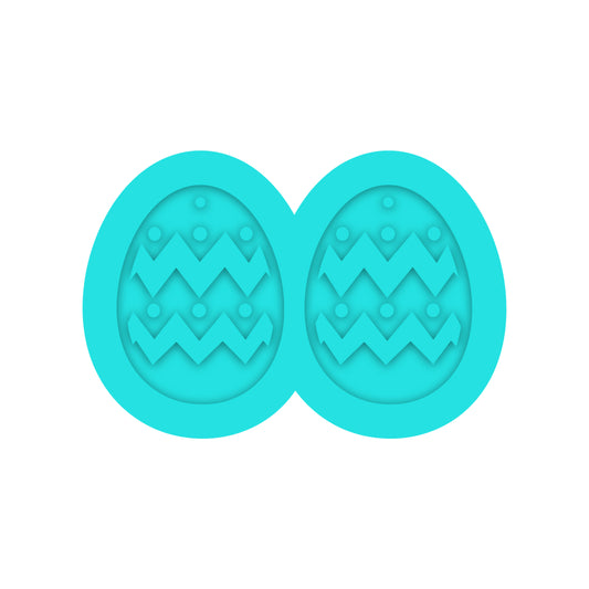 Easter Egg Dangle Earring Silicone Mold for Resin Jewelry Artists