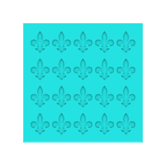 Fleur De Lis Silicone Mold for Resin Shaker Bits, Stud Earrings, Flatbacks, Charms & Pendants