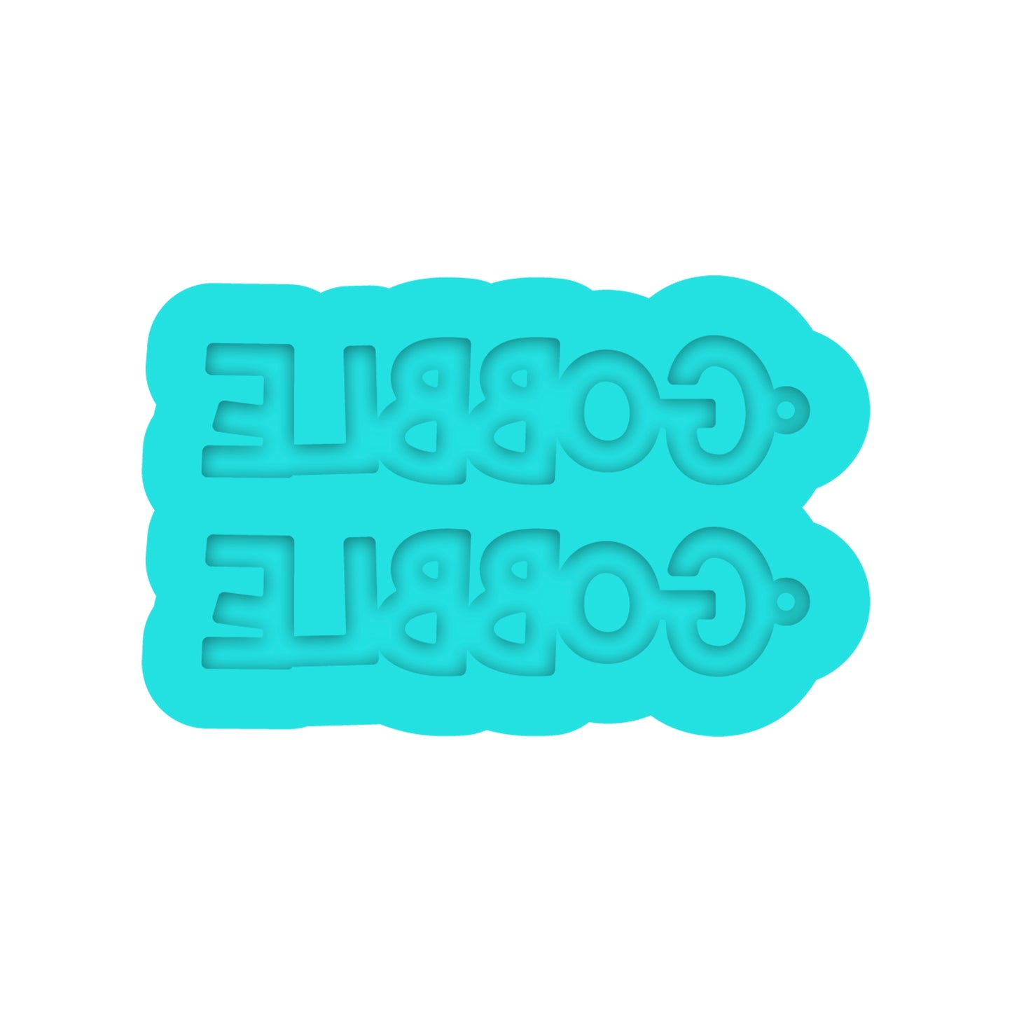 Thanksgiving Gobble Resin Earring Mold