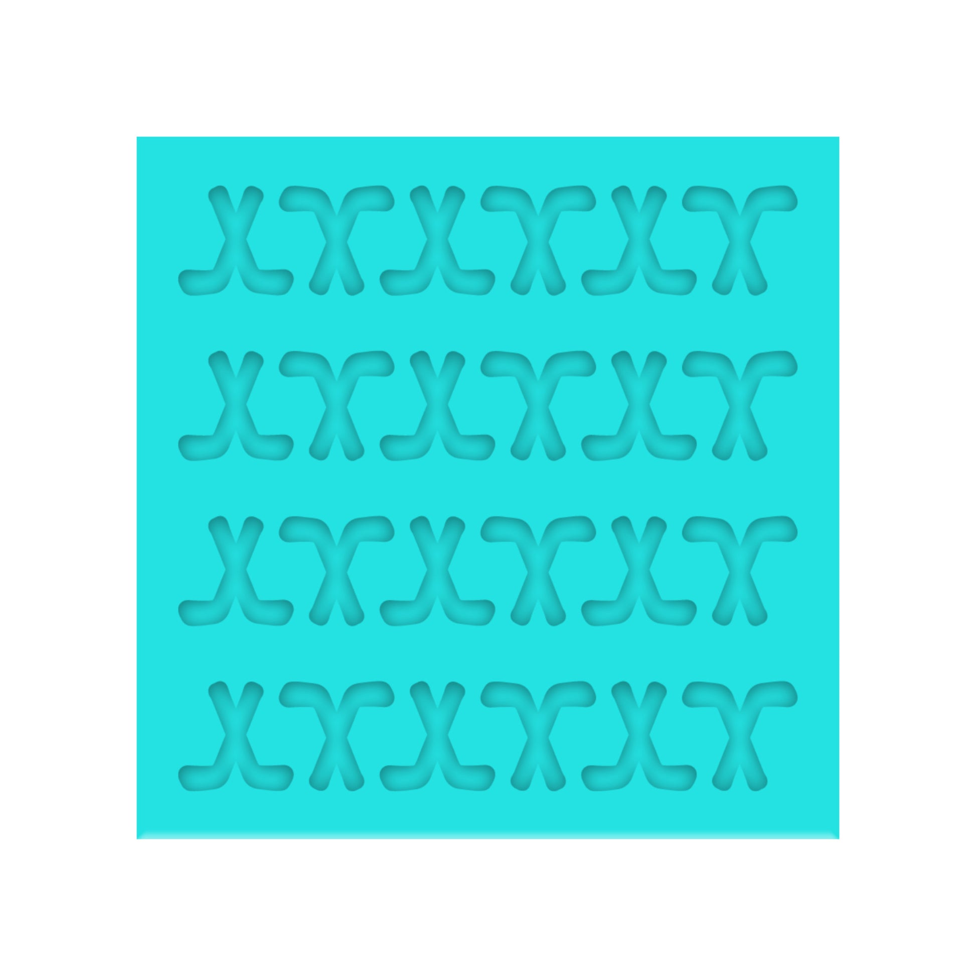 Hockey Sticks Silicone Mold for Resin Shaker Bits, Stud Earrings, Flatbacks, Charms & Pendants