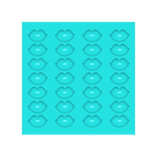 Valentine's Day Lips Silicone Mold for Resin Shaker Bits, Stud Earrings, Flatbacks, Charms & Pendants.