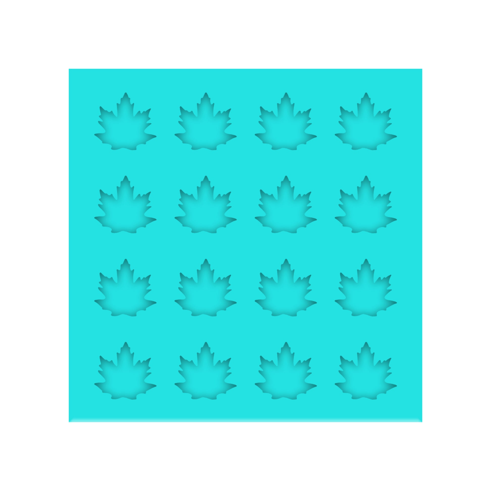 Fall & Thanksgiving Maple Leaf Silicone Mold for Creating Resin Shaker Bits, Stud Earrings, flatbacks, Charms & Pendants