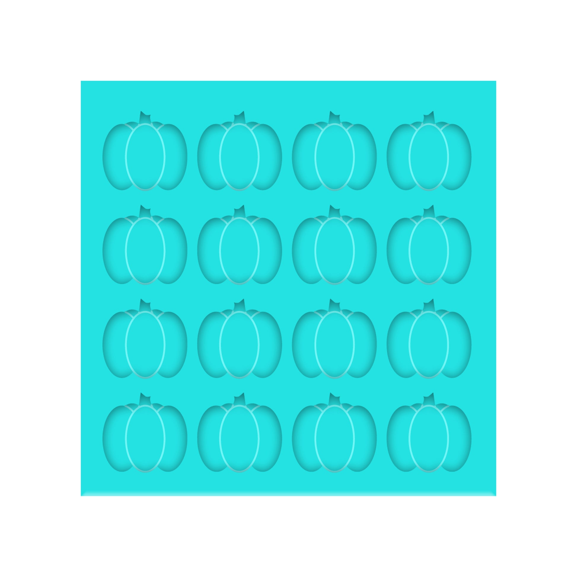 Fall & Thanksgiving Pumpkin Silicone Mold for Creating Resin Shaker Bits, Stud Earrings, Flatbacks, Charms & Pendants