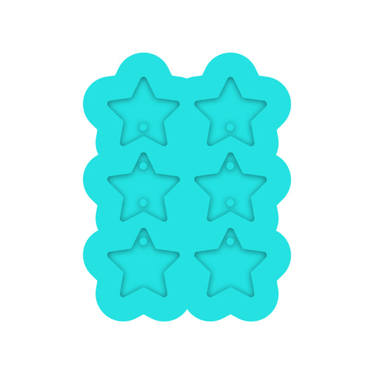 4th of July Tiered Stars Dangle Earring Silicone Mold for Resin Jewelry Artists