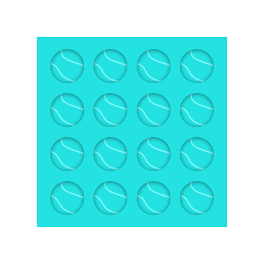 Tennis Ball Silicone Mold for Resin Shaker Bits, Stud Earrings, Flatbacks, Charms & Pendants