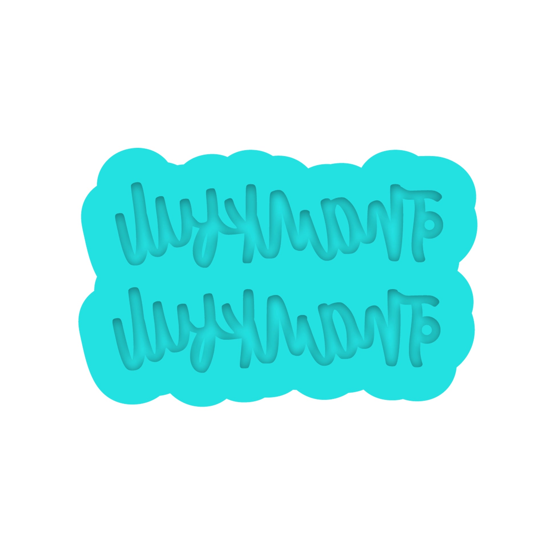 Thankful Dangle Earring Mold for Thanksgiving Resin Jewelry