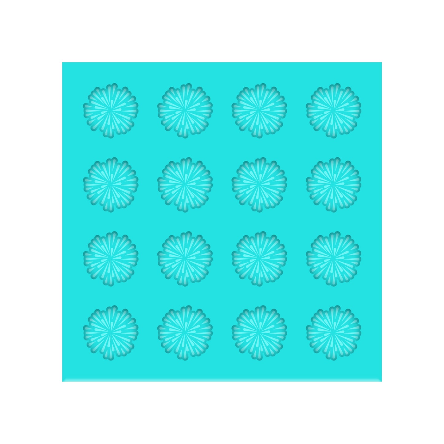 4th of July Fireworks Silicone Mold for Resin Shaker Bits, Stud Earrings, Flatbacks, Charms & Pendants