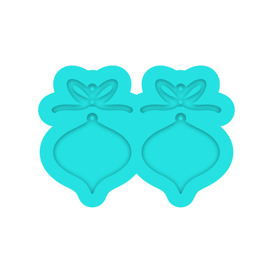 Christmas Ornament Dangle Earring Silicone Mold for Resin Jewelry Artists
