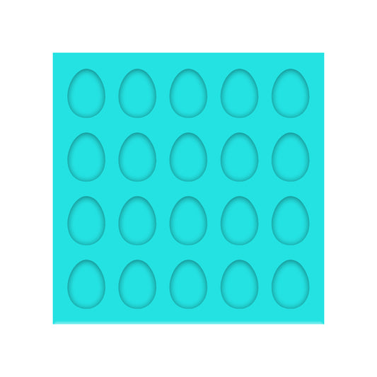 Easter Egg Silicone Mold for Resin Shaker Bits, Stud Earrings, Flatbacks, Charms & Pendants