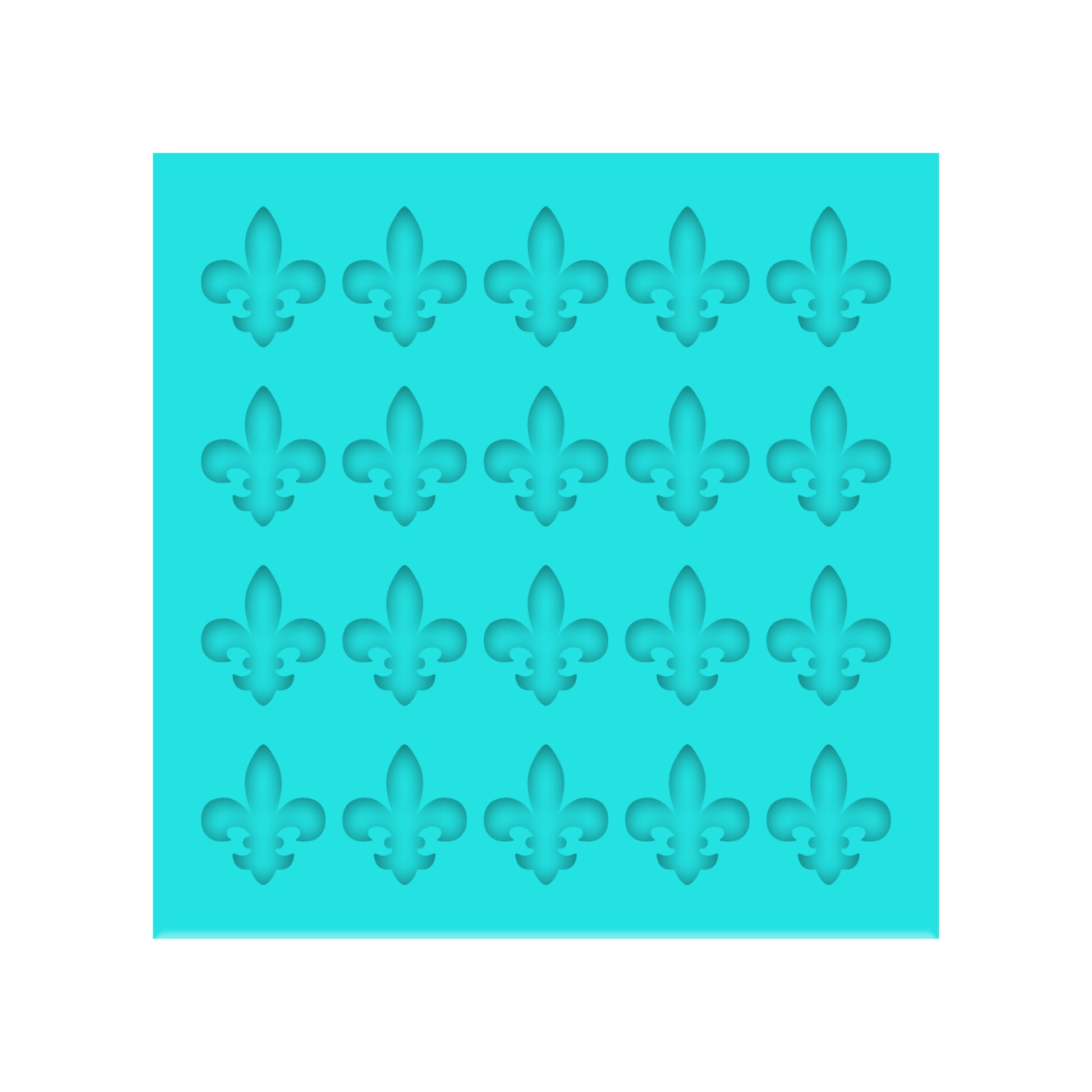 Fleur De Lis Silicone Mold for Resin Shaker Bits, Stud Earrings, Flatbacks, Charms & Pendants