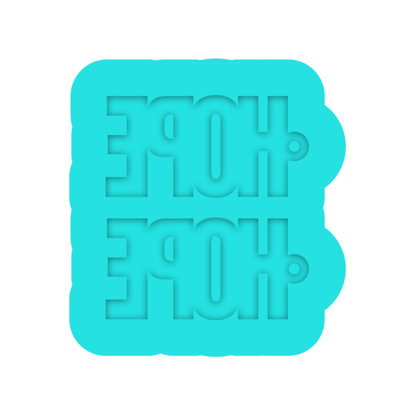 Custom - Inspirational Text Dangle Earring Molds