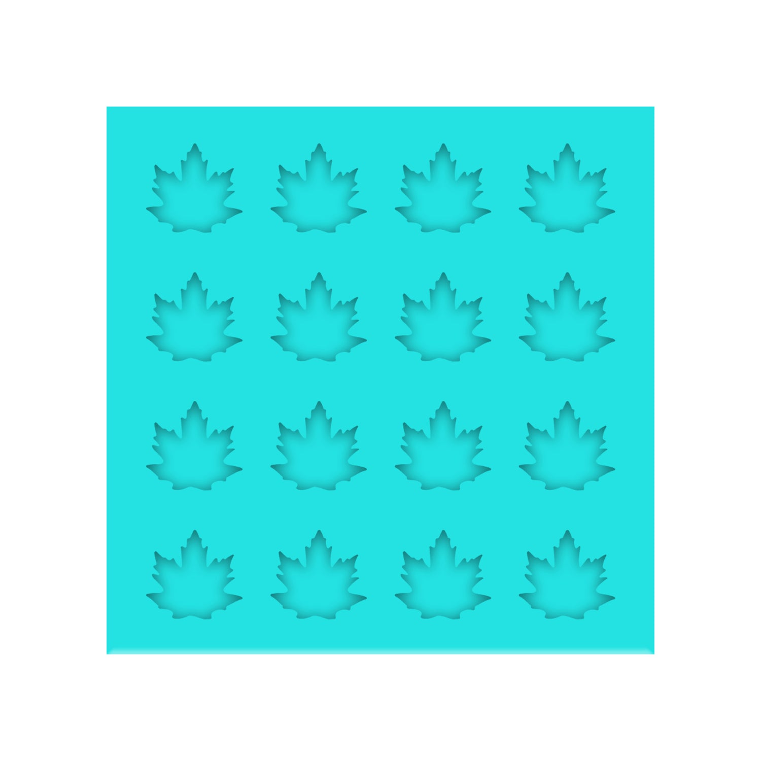 Fall & Thanksgiving Maple Leaf Silicone Mold for Creating Resin Shaker Bits, Stud Earrings, flatbacks, Charms & Pendants