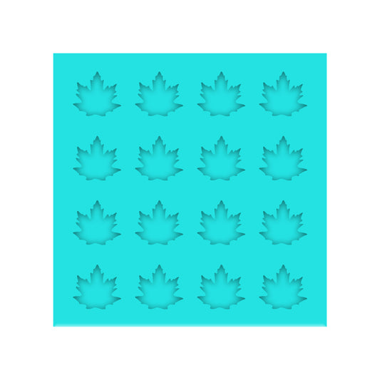 Fall & Thanksgiving Maple Leaf Silicone Mold for Creating Resin Shaker Bits, Stud Earrings, flatbacks, Charms & Pendants