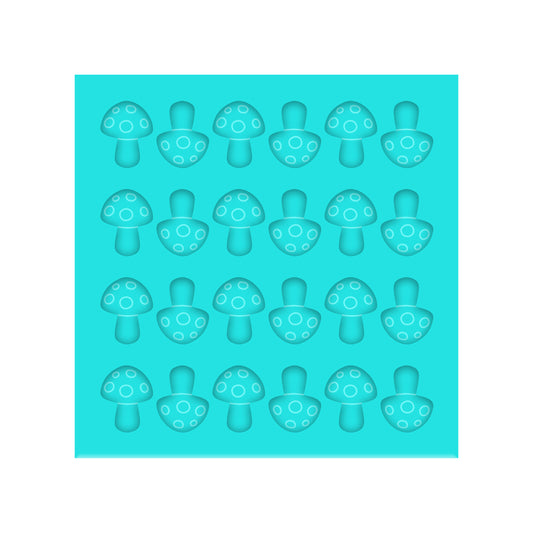 Mushroom Silicone Mold for Resin Shaker Bits, Stud Earrings, Flatbacks, Charms & Pendants