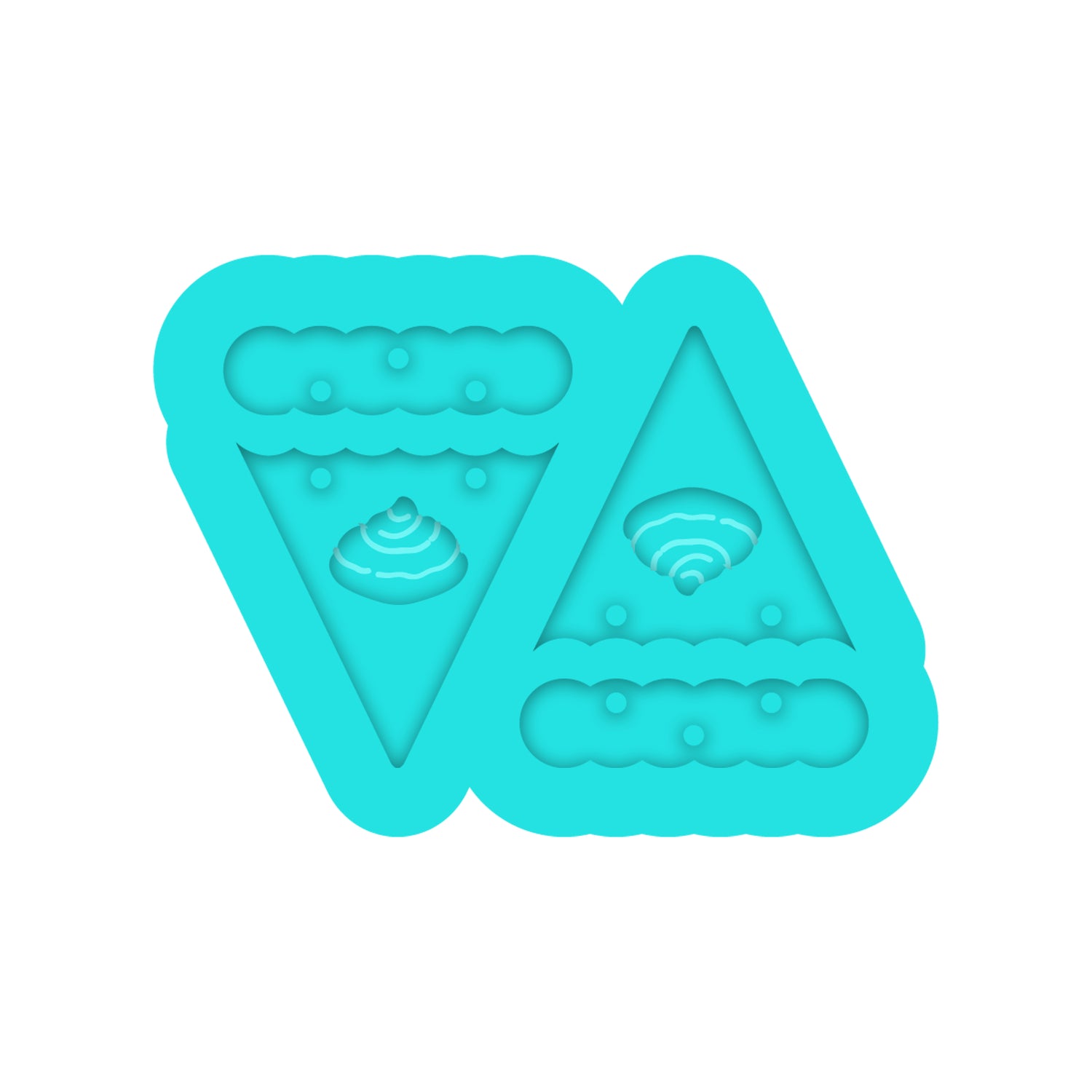 Thanksgiving Pumpkin Pie Resin Earring Mold for Fall