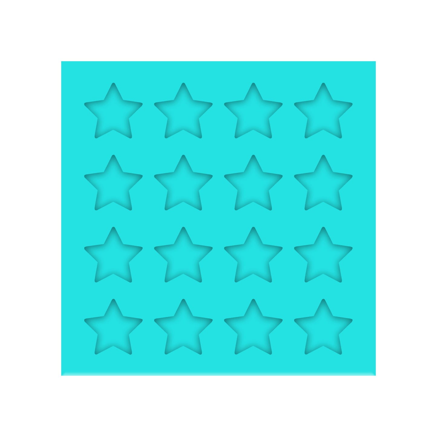 Star Silicone Mold for DIY Resin Shaker Bits, Stud Earrings, Charms & Pendants