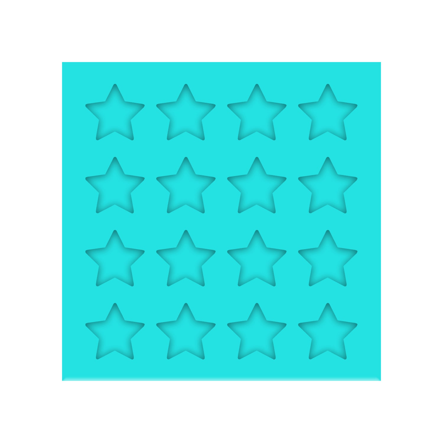 Star Silicone Mold for DIY Resin Shaker Bits, Stud Earrings, Charms & Pendants