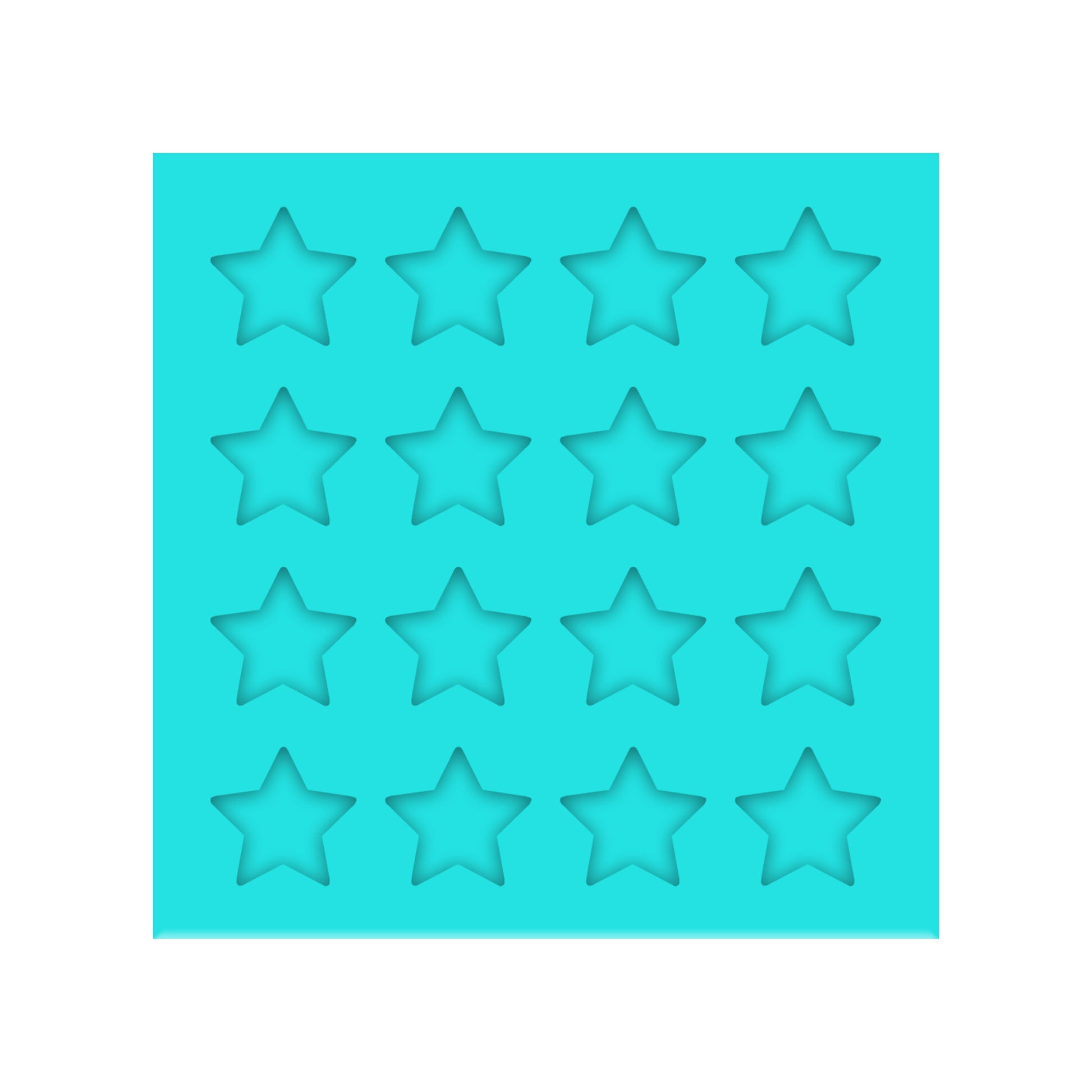 Star Silicone Mold for DIY Resin Shaker Bits, Stud Earrings, Charms & Pendants